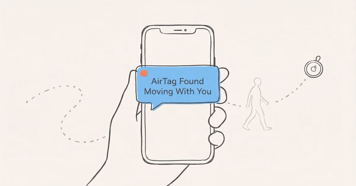 "AirTag Found Moving With You" Alert: What It Means and What to Do