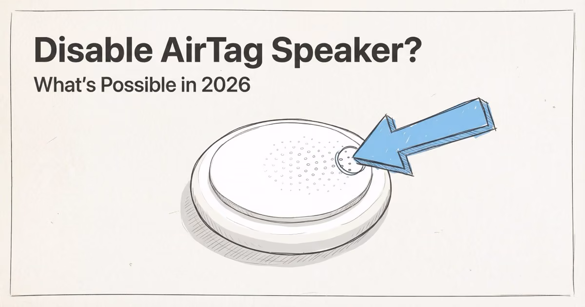Can You Disable the AirTag Speaker? Here's What Actually Works